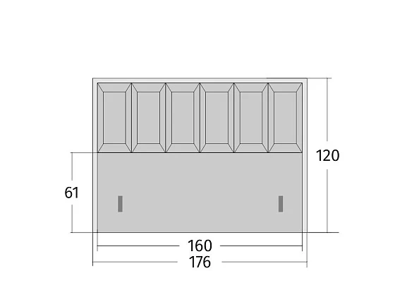 Изголовье Piano (Loft)